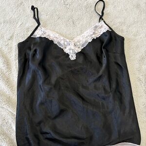 Victoria’s Secret Black Camisole with Pink Trim